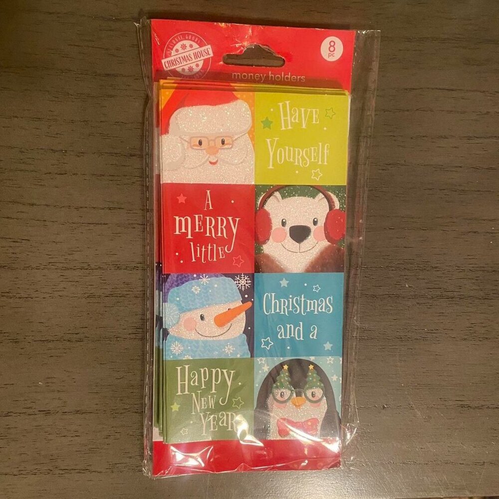 8 christmas 🎄 themed money holders